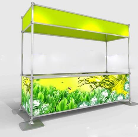 Clipping exhibit displays_Quick show stand_Portable stand